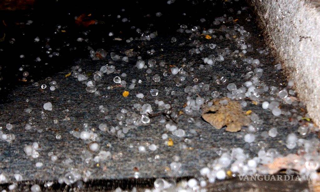 $!Granizada sorprende a Nuevo León