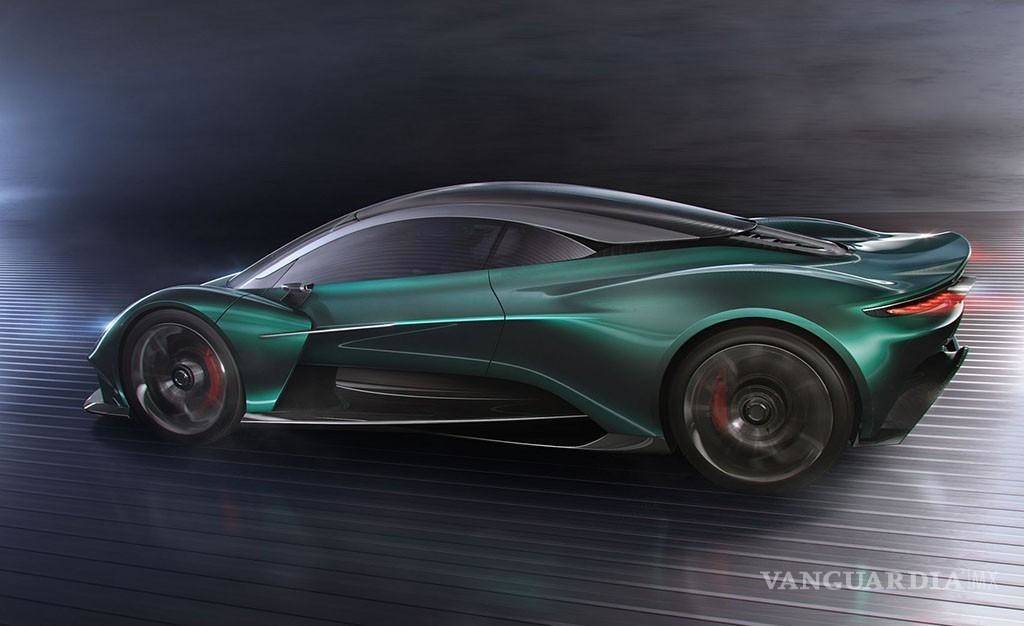 $!Aston Martin deja ver al Vanquish Vision, así será su nuevo deportivo con motor central