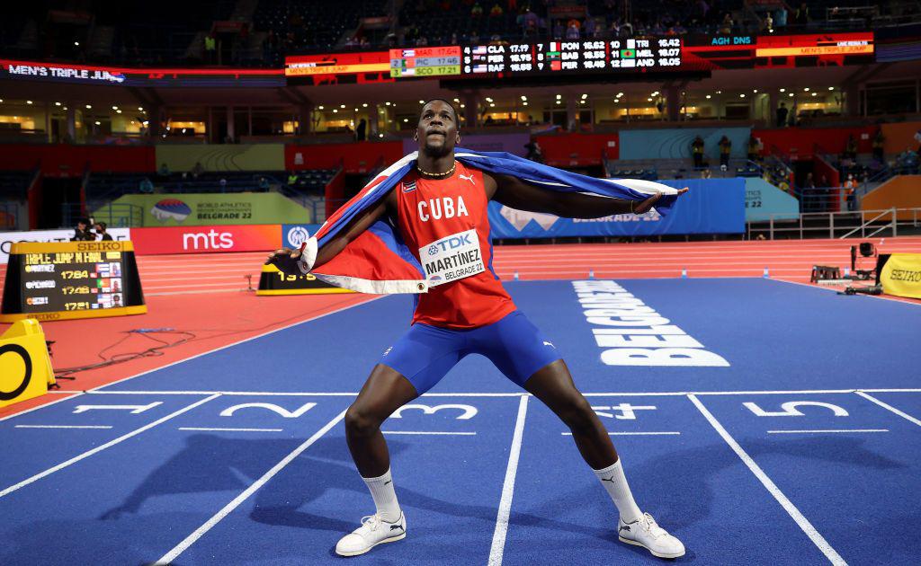 $!Lázaro Martínez, atleta cubano en el triple salto, busca superar los 18 metros en París 2024.