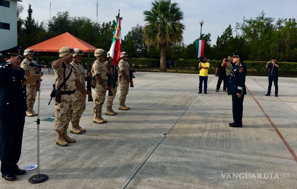 $!Rinde protesta nuevo comandante de la guarnición militar en Acuña