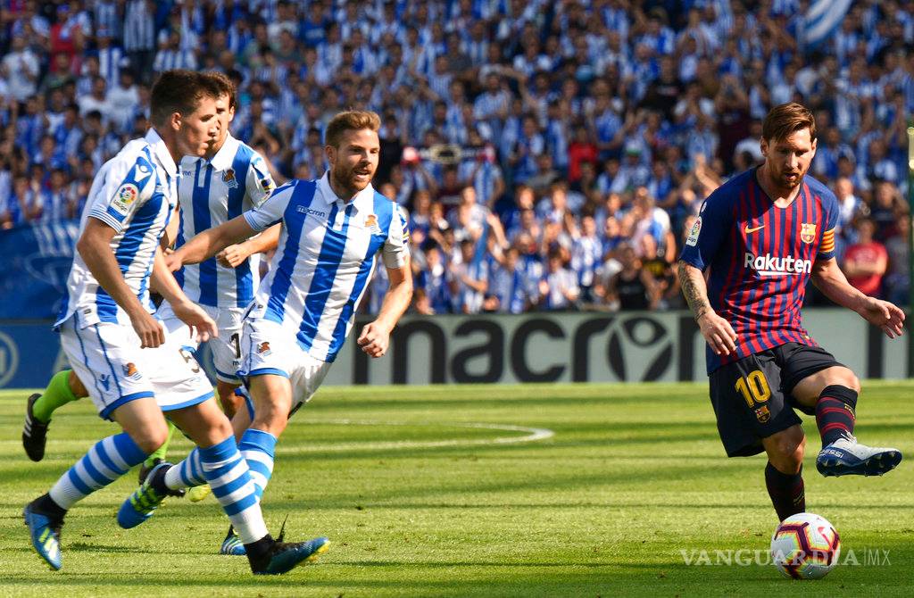 $!Con todo y susto Barcelona sacó el partido ante la Real Sociedad