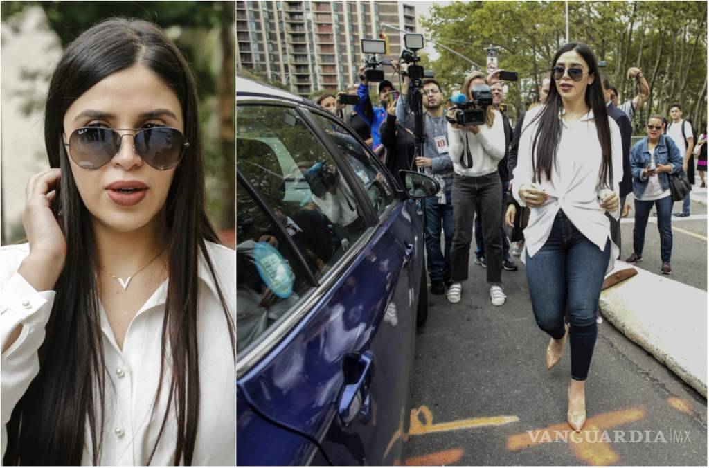 $!Emma Coronel se quita los audífonos cuando relatan atrocidades de 'El Chapo'