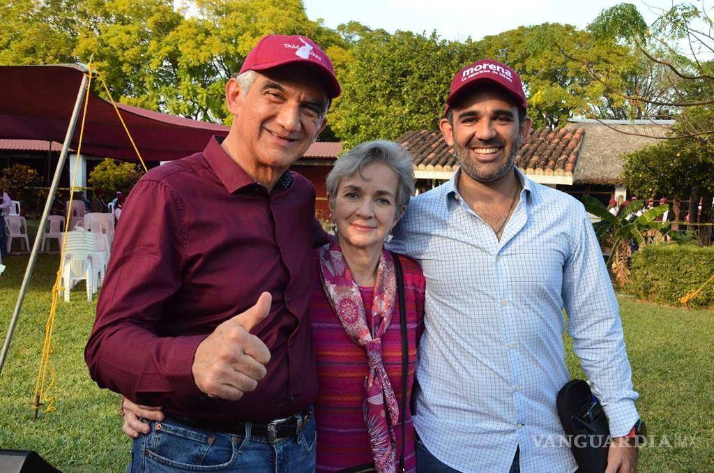 $!Américo Villarreal Anaya, gobernador de Tamaulipas, es padre de Américo Villarreal Santiago, delegado del Bienestar en Coahuila y esposa de la senadora Cecilia Guadiana.
