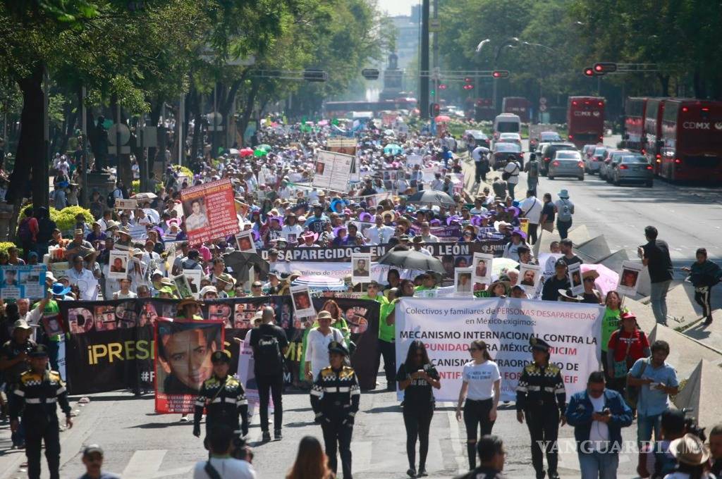 $!Miles de madres marchan en México, exigen a autoridades hallar a sus hijos desaparecidos