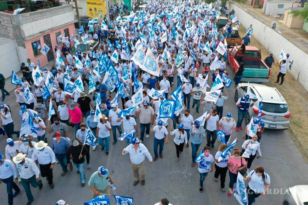 $!El PAN tiene ganados dos distritos en Coahuila y en el resto dará competencia: Marko Cortes