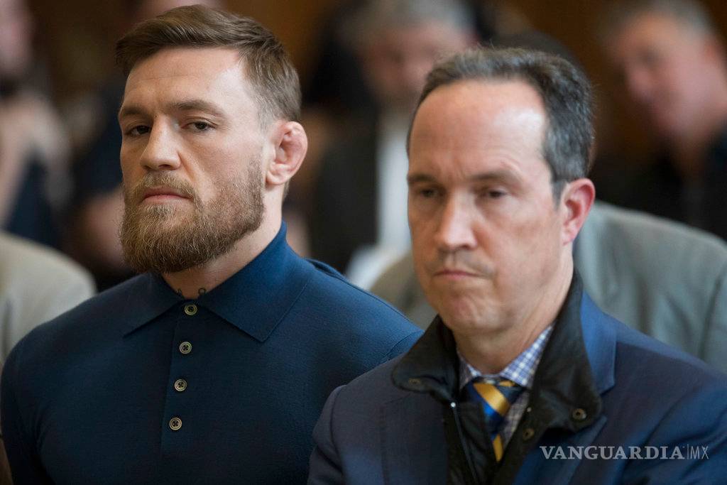 $!McGregor sale libre tras pagar 50 mil dólares de fianza