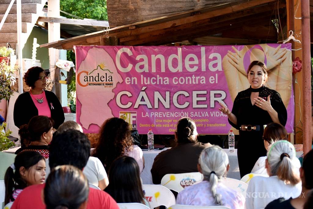 $!Candela concluye actividades por el mes de la lucha contra el cáncer de mama