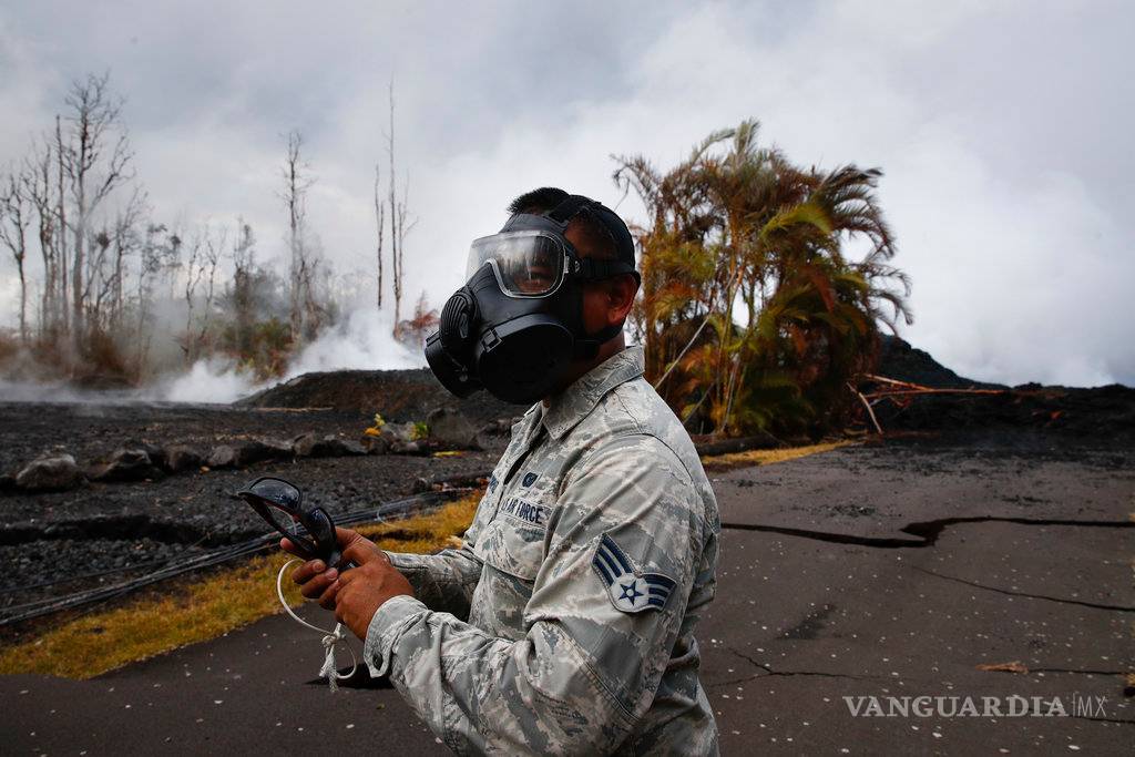 $!Impresionantes imágenes de la erupción del volcán Kilauea, en Hawái