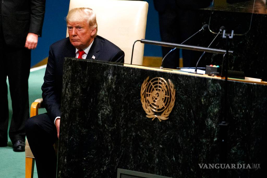 $!Trump causa risa entre audiencia al hablar de logros de EU