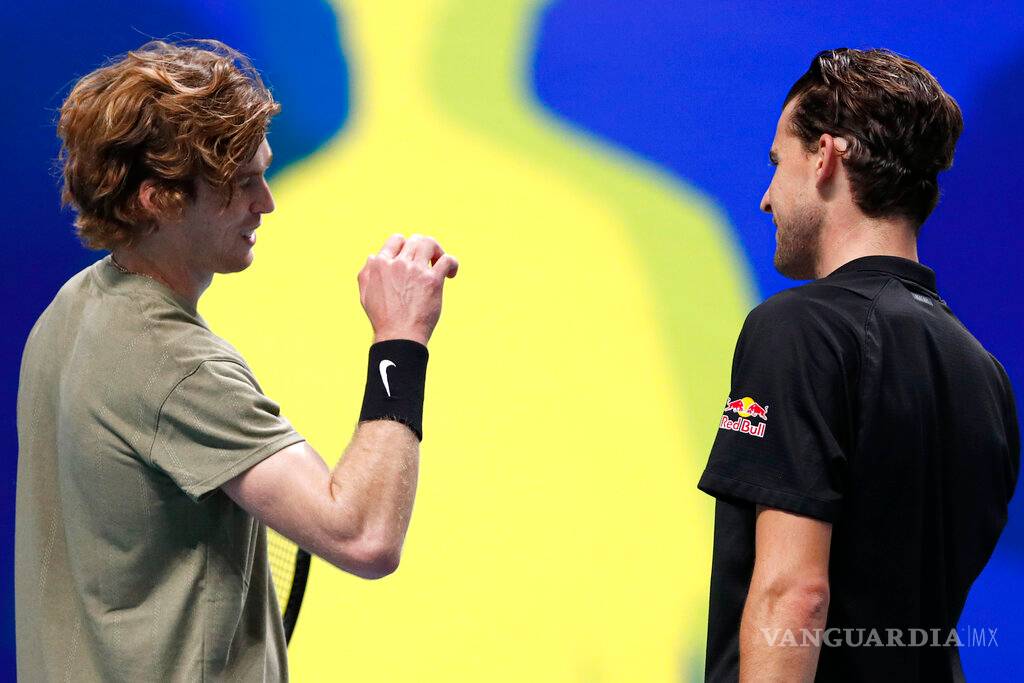 $!Andrey Rublev sorprende a Dominic Thiem
