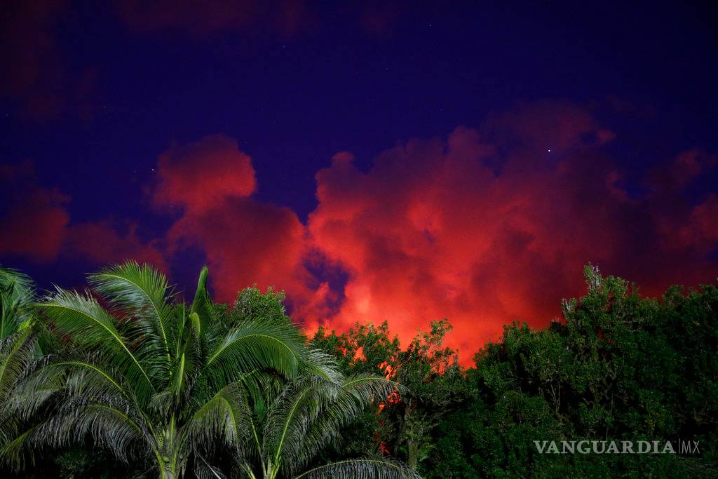 $!Impresionantes imágenes de la erupción del volcán Kilauea, en Hawái