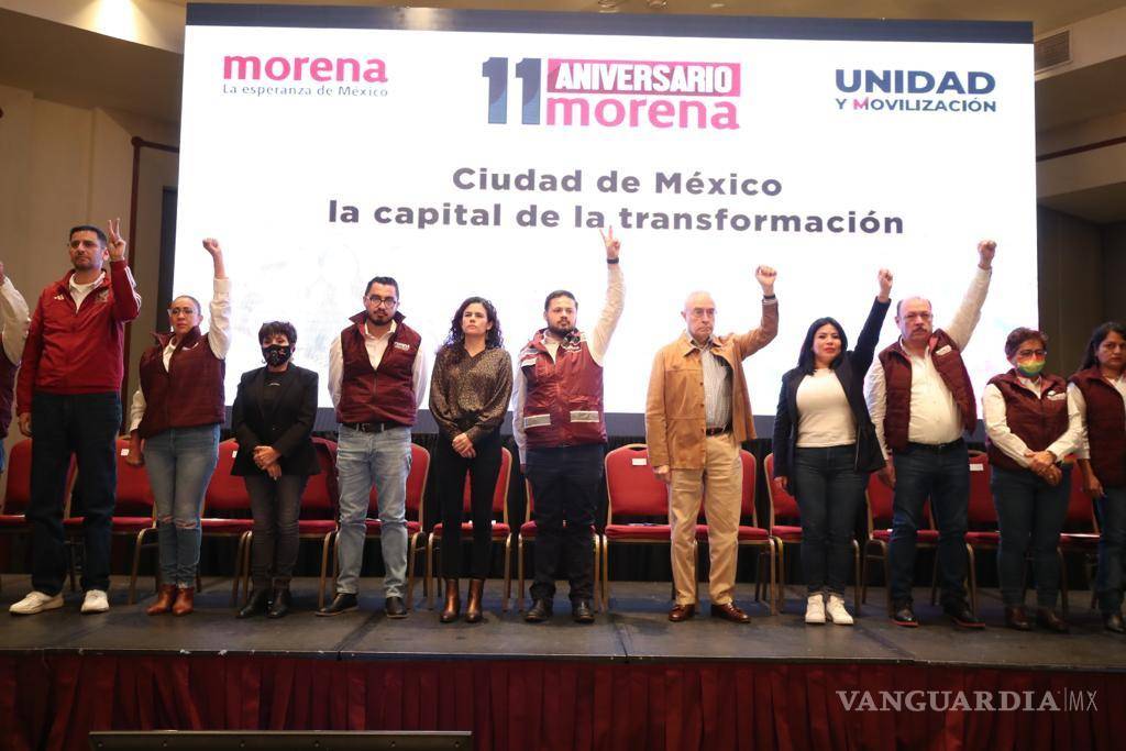 $!Morena celebró su décimo primer aniversario