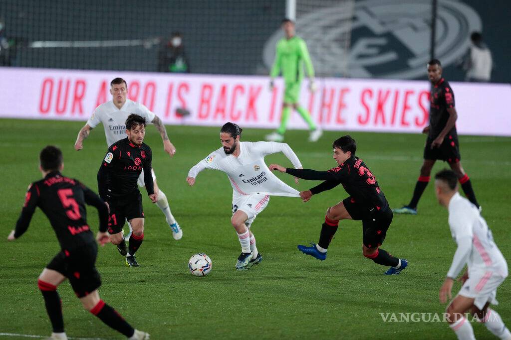 $!Merengues empatan con la Real Sociedad previo al Derbi Madrileño