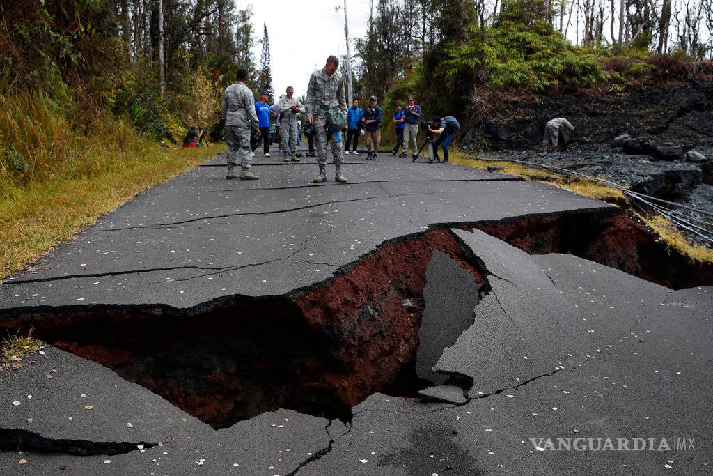 $!Impresionantes imágenes de la erupción del volcán Kilauea, en Hawái