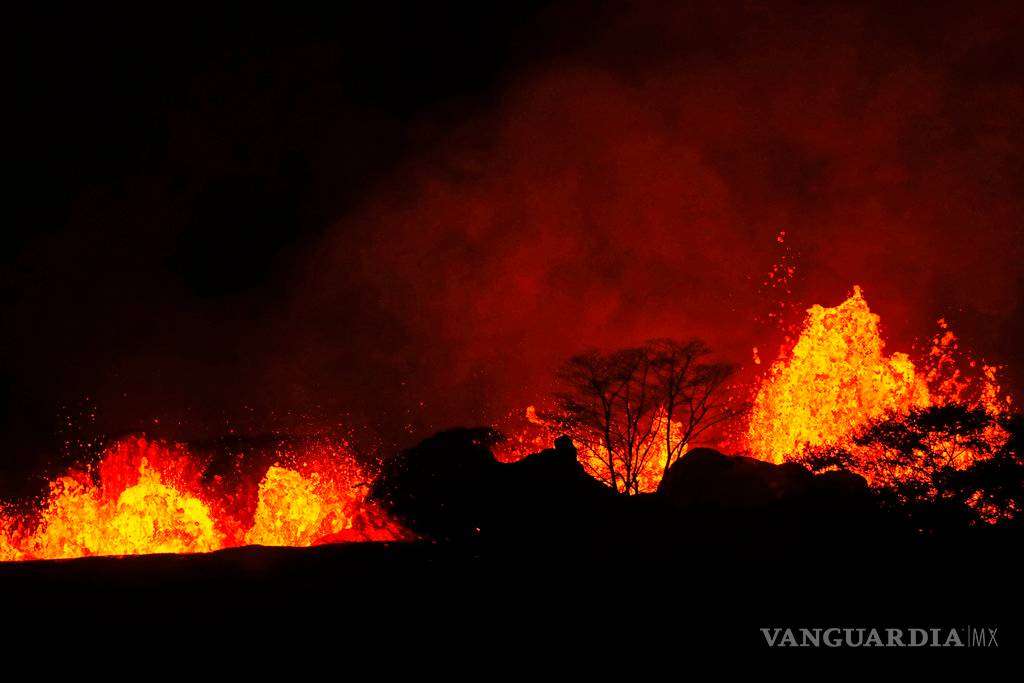 $!Impresionantes imágenes de la erupción del volcán Kilauea, en Hawái