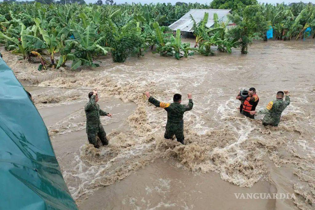 $!‘Nadine’ dejó miles de casas inundadas y damnificados en Tabasco y Veracruz