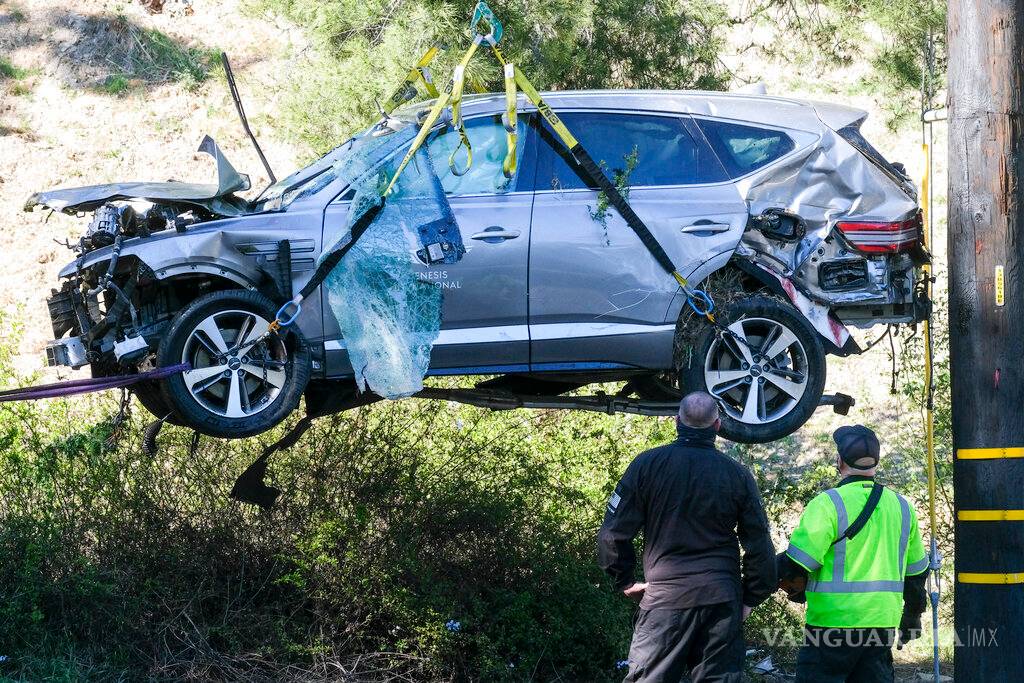 $!Tiger Woods tuvo accidente por ir a exceso de velocidad