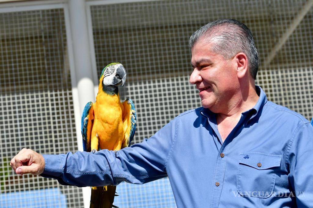 $!Miguel Riquelme, en el último tramo de su administración, impulsó ampliación del aviario.