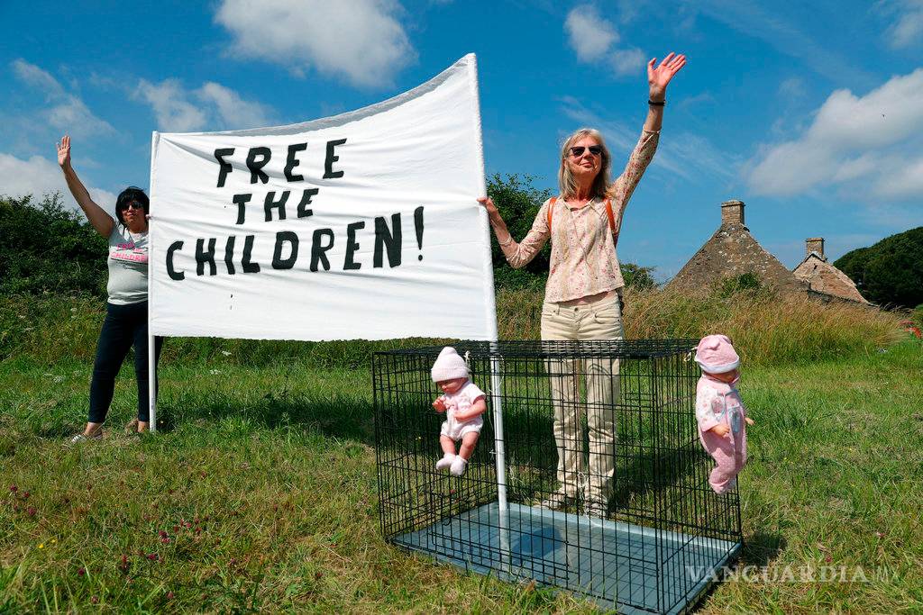 $!Miles repudian a Trump durante su visita a Escocia