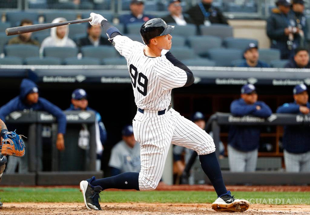 $!Las tres torres de Yanquis ya causan estragos a sus rivales; jonronean en el mismo partido ante los Rays