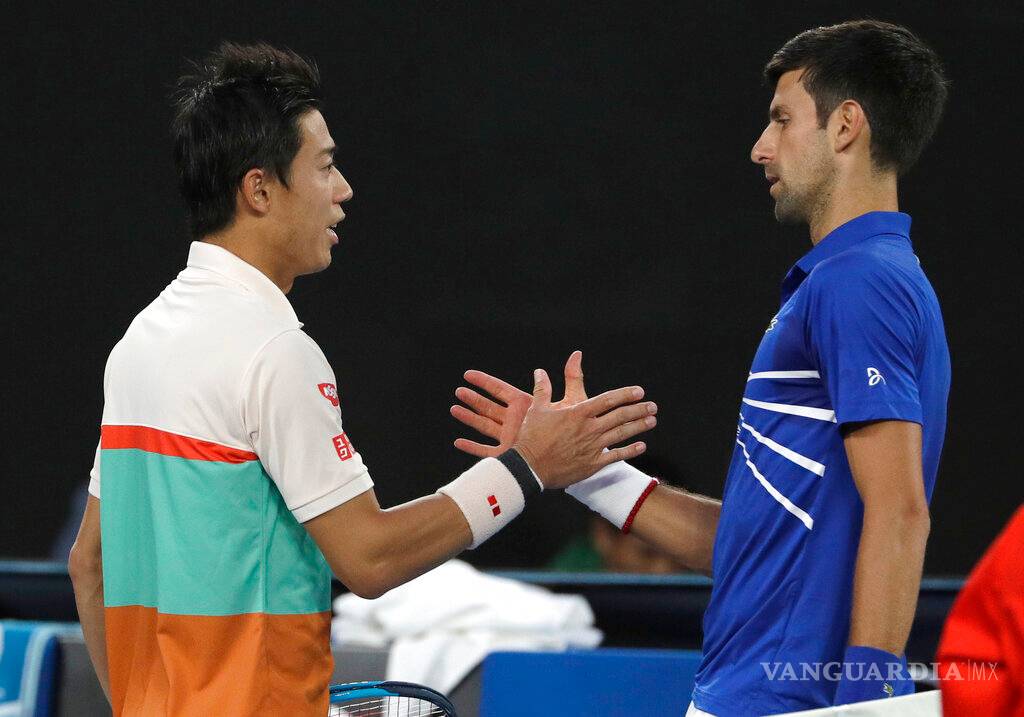 $!Nishikori abandona y Djokovic es semifinalista en Australia