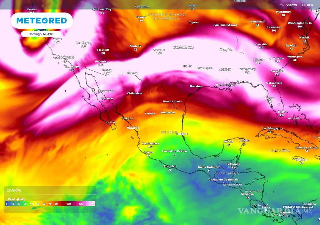 $!Circulación anticiclónica dominará próximos 5 días, llegando vaguada polar posteriormente.