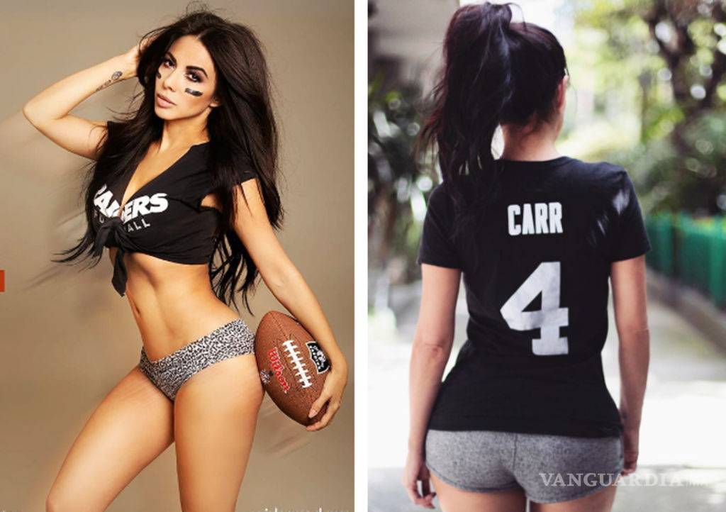 $!Jimena Sánchez, la fanática más sexy de los Raiders de Oakland