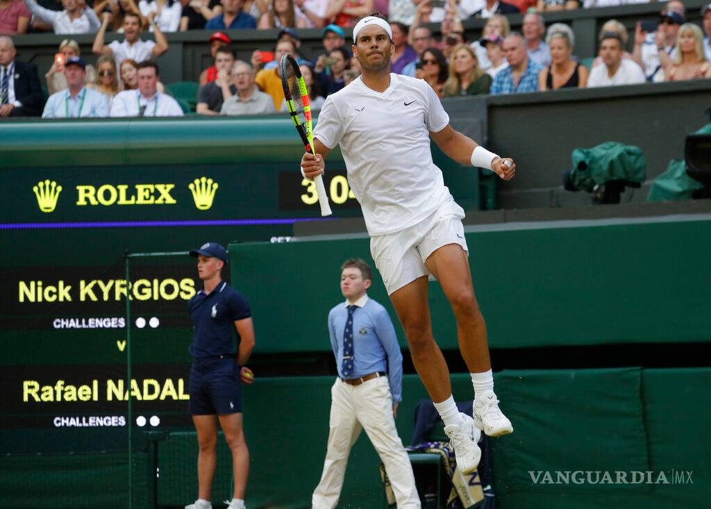 $!Nadal vence a Kyrgios y entierra una pesadilla