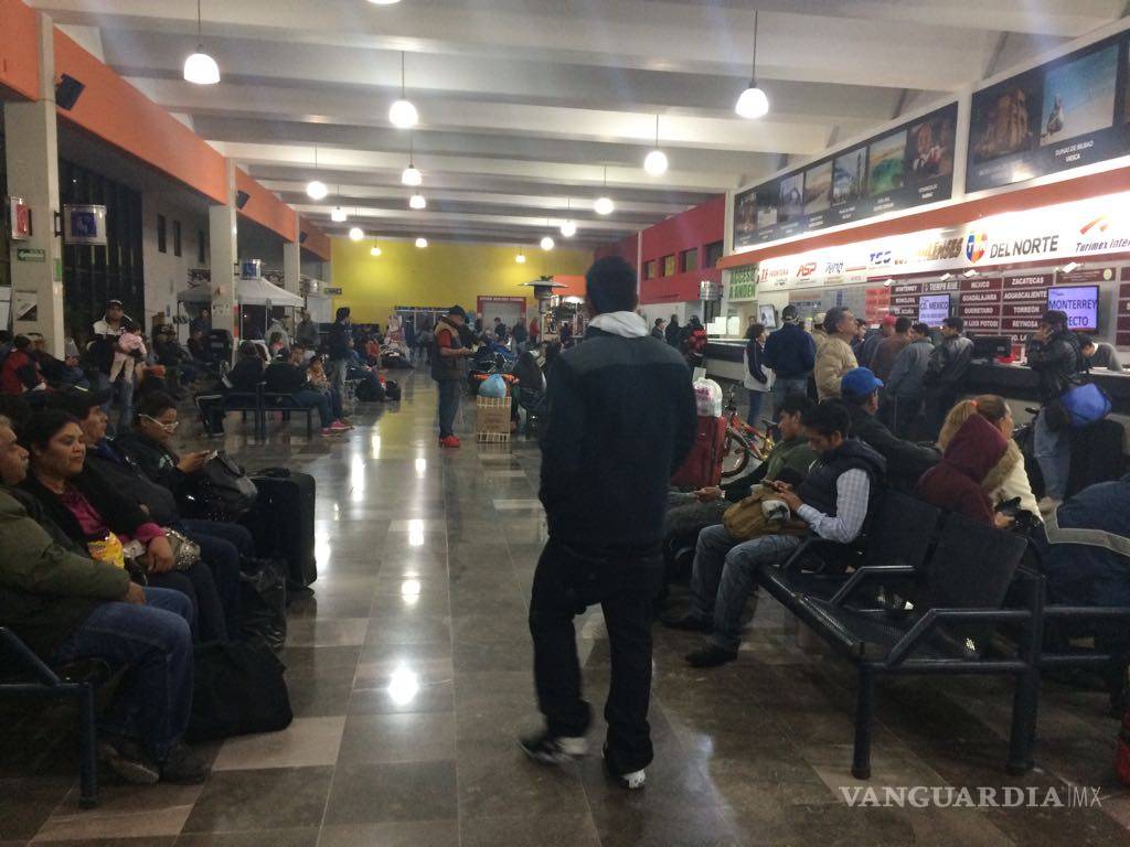 $!Detona demanda de pasaje en la central de autobuses de Saltillo