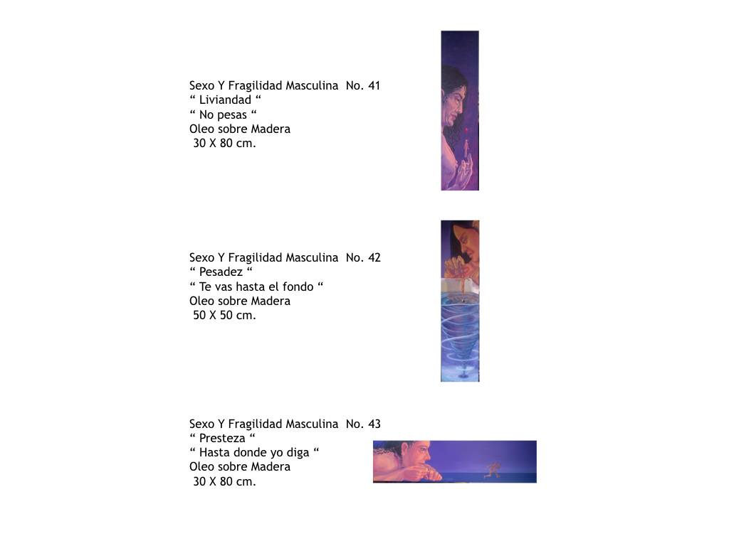 $!Fragilidad Masculina