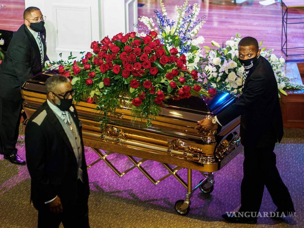 $!Así iniciaron hoy los funerales de George Floyd