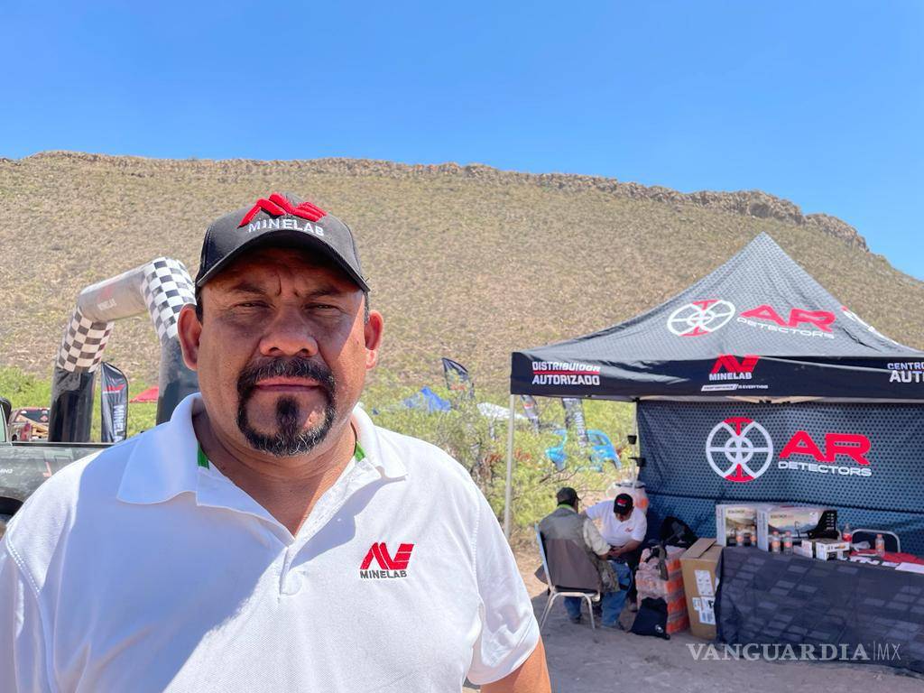 $!Además de ser embajador de la marca Minelab, Antonio Caldera es detectorista y sube contenido contenido a su canal de YouTube de las prospecciones que realiza en Zacatecas y la región.