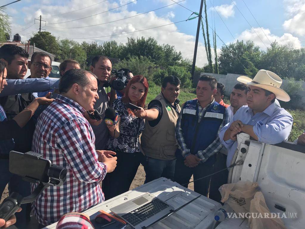 $!Hidrólogo recorre zonas afectadas por inundaciones en Monclova