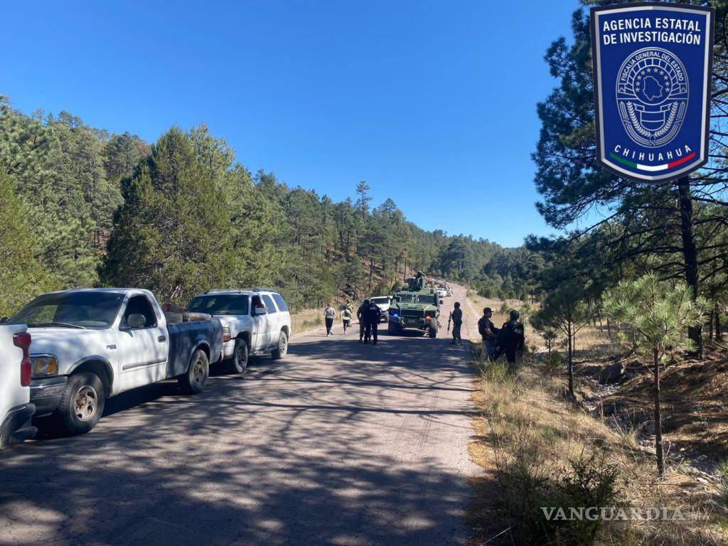 $!Atacan a agentes de Chihuahua que resguardaban a familias desplazadas de Durango