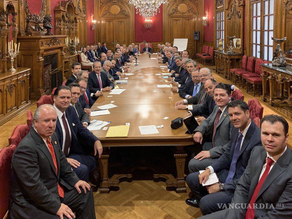 $!AMLO con empresarios de Jalisco. Foto presidencia de México.