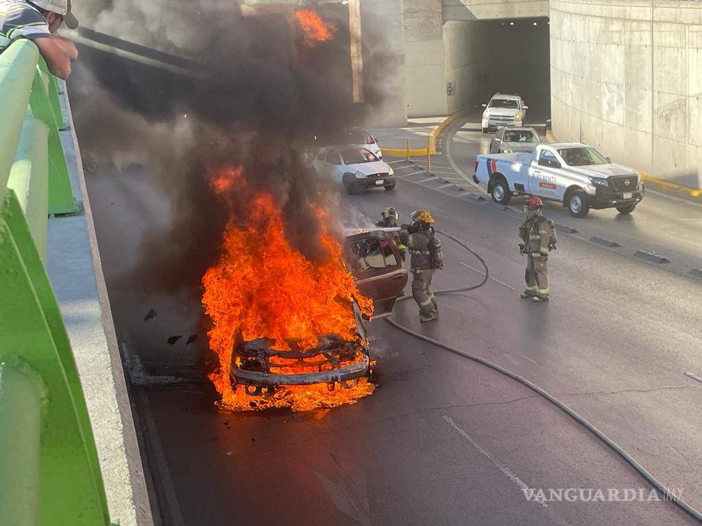 $!La pérdida fue total para el vehículo.