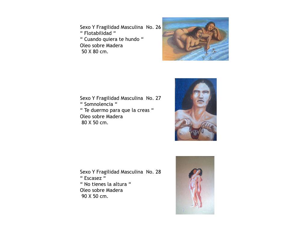 $!Fragilidad Masculina