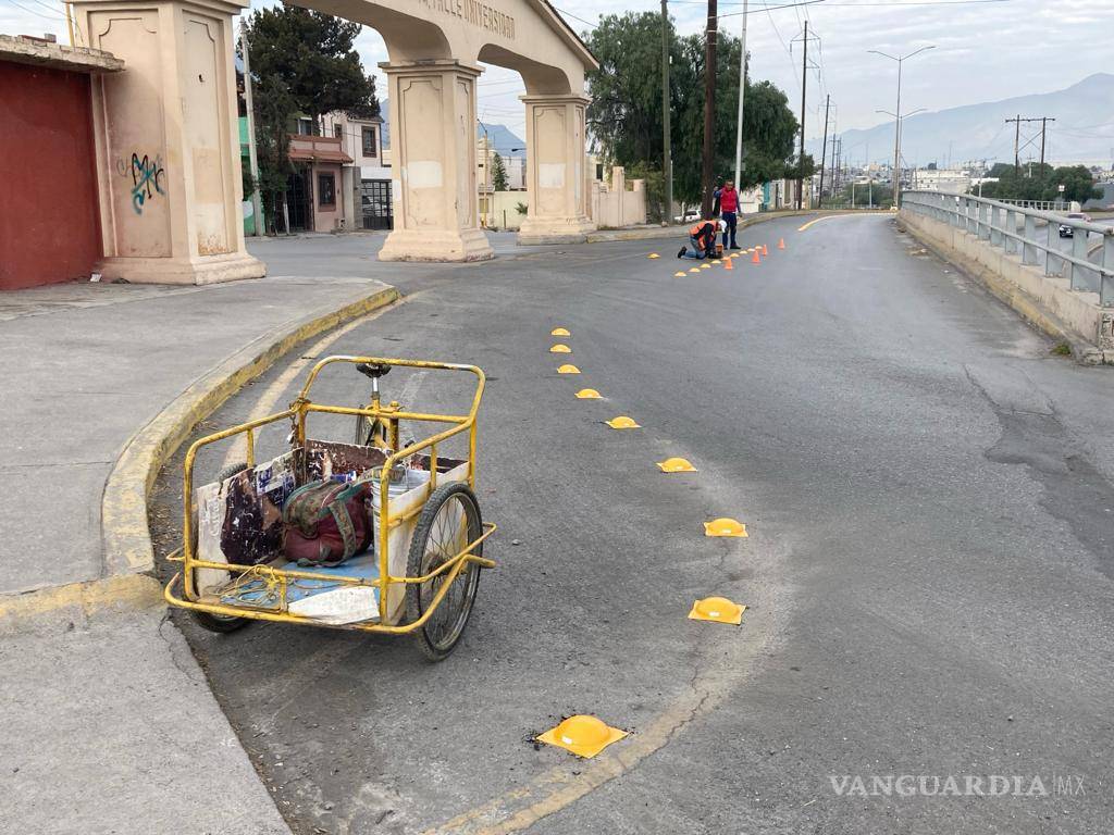 $!Prácticamente ha sido recuperado el tramo poniente de la Ciclovía (avenida Universidad).
