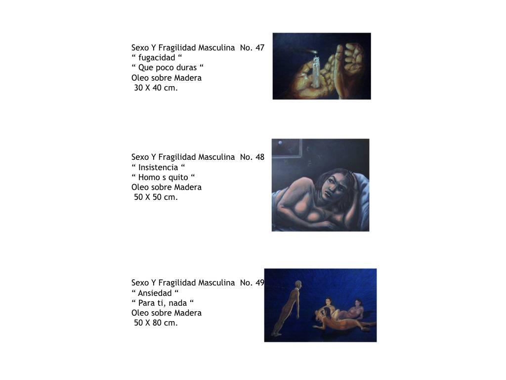 $!Fragilidad Masculina