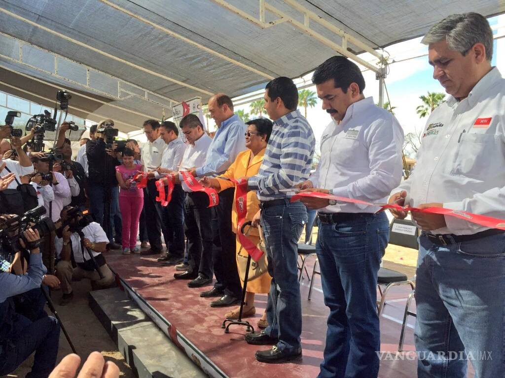 $!Entrega Rubén Moreira tramo carretero en la Torreón-San Pedro