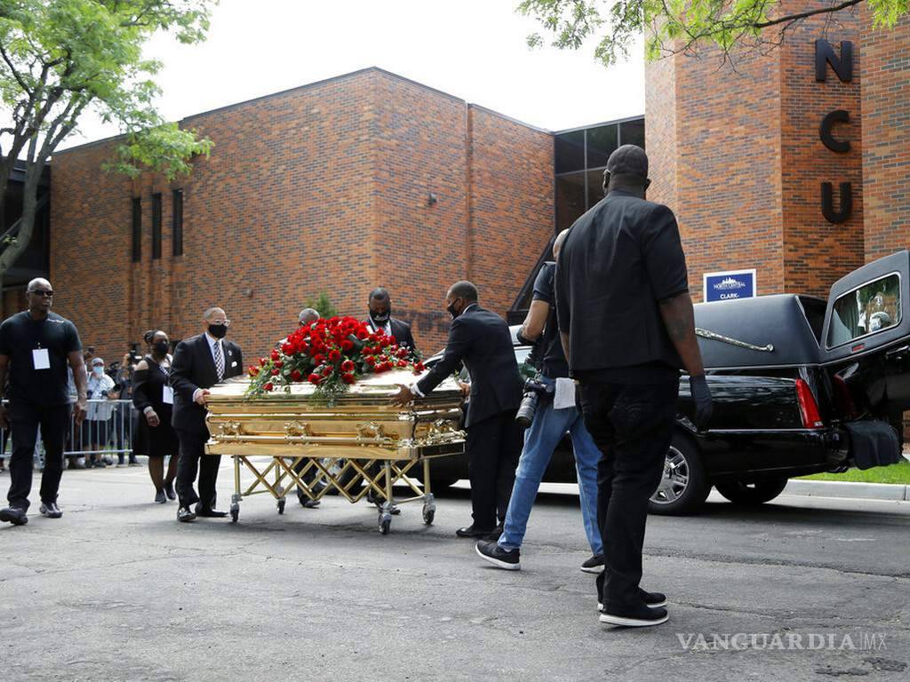 $!Así iniciaron hoy los funerales de George Floyd