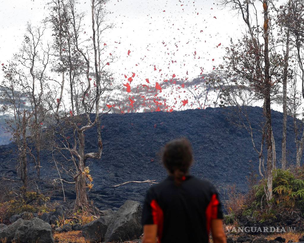 $!Impresionantes imágenes de la erupción del volcán Kilauea, en Hawái