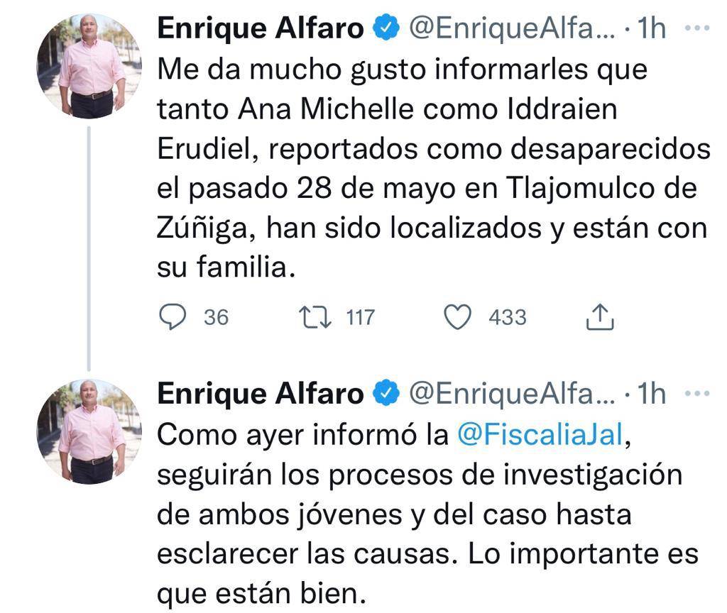 $!Encuentran con vida a Ana Michelle y a su novio, después de ser secuestrados en Guadalajara
