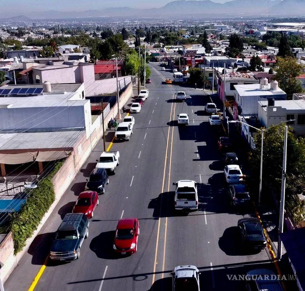 $!Chema Fraustro y Miguel Riquelme entregan en Saltillo obra de rehabilitación en calle Urdiñola