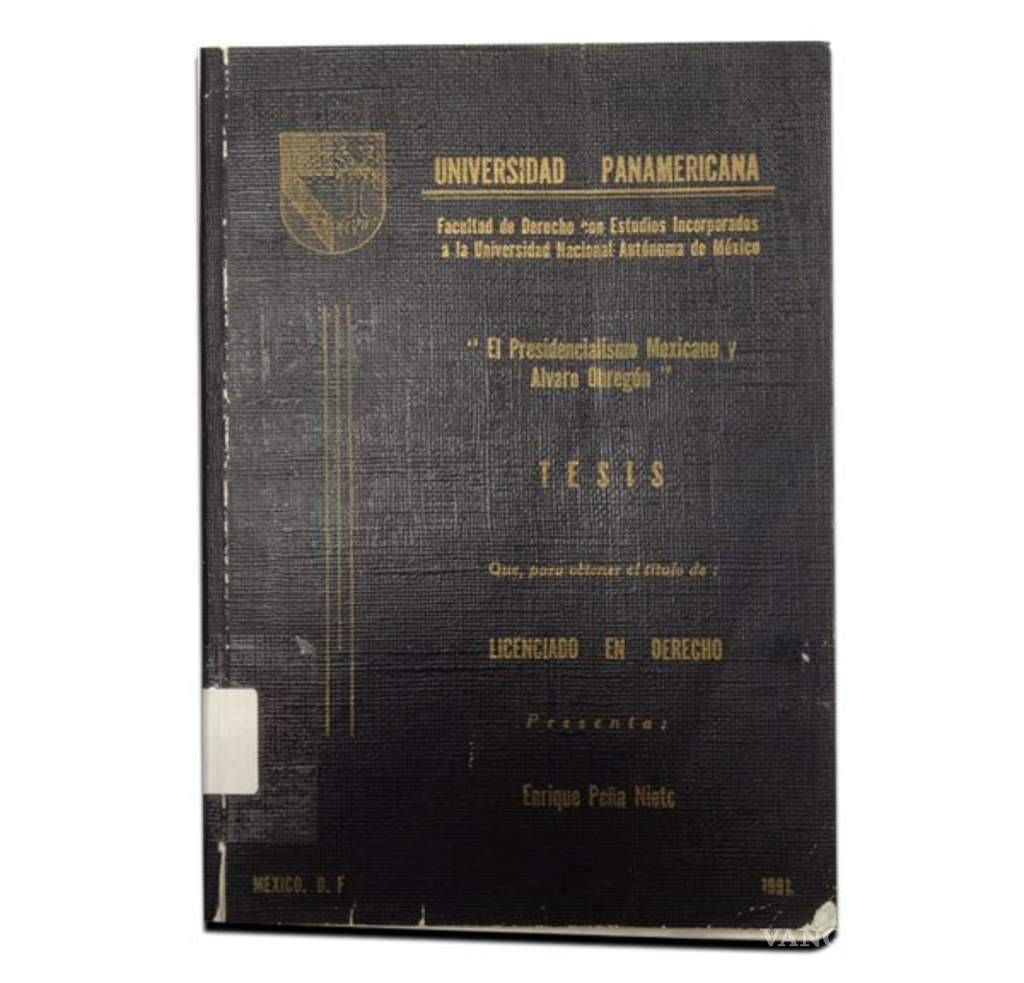 $!Autor pone en duda que EPN haya escrito él mismo su tesis