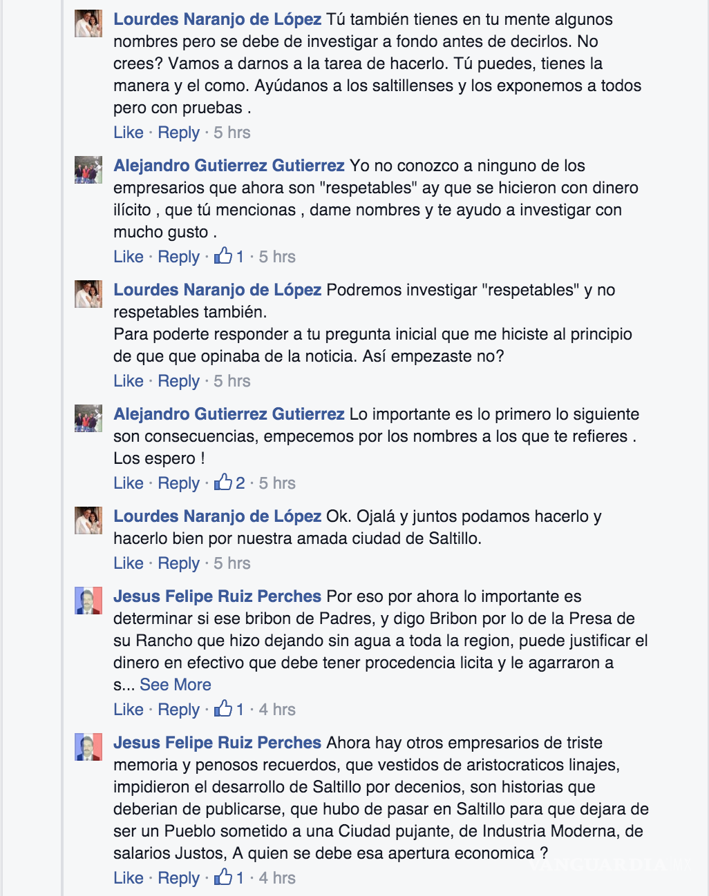 $!Debaten en redes sociales Lourdes Naranjo y Alejandro Gutiérrez