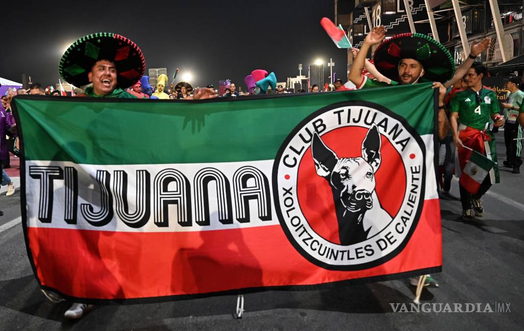 $!Seguidores de México antes del partido de la Copa Mundial de la FIFA 2022 entre México y Polonia en el Estadio 947 en Doha, Qatar.