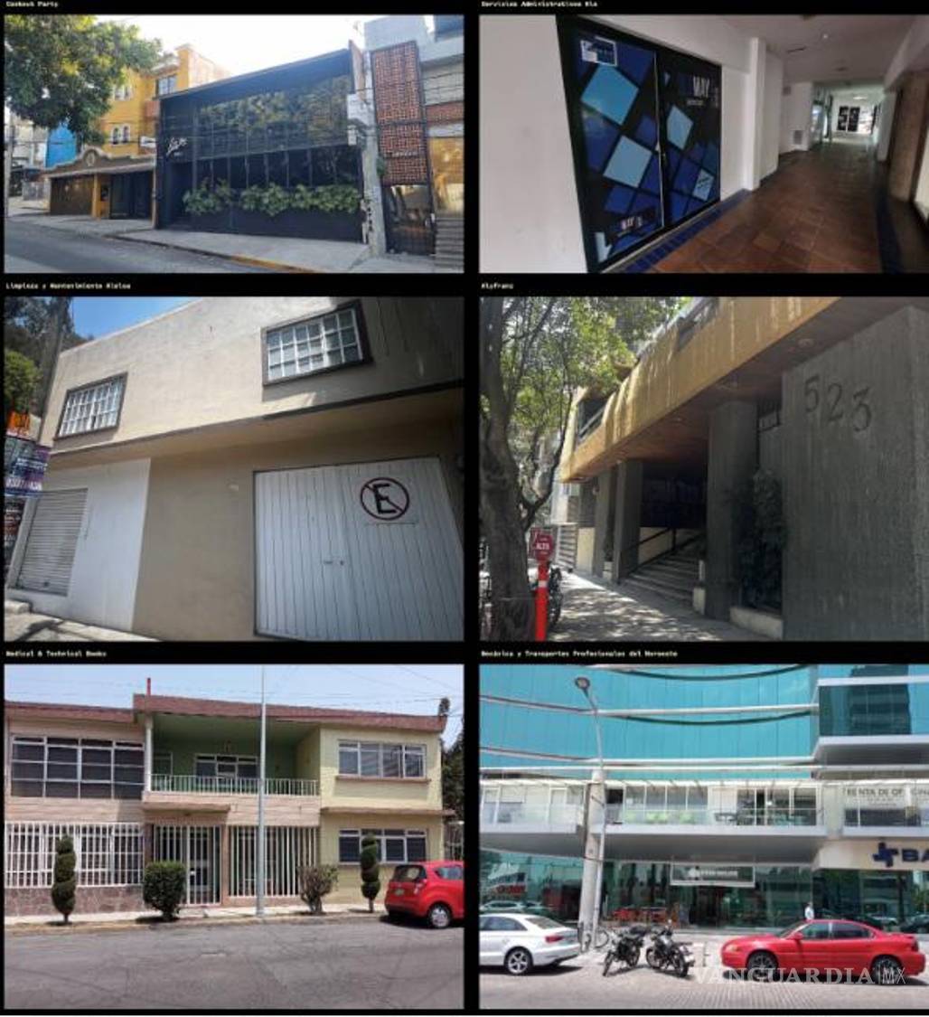$!Domicilios fiscales de algunas compañías fantasma contratadas en el sexenio de AMLO se encontraban en viviendas o en locales desocupados u ocupados por otras empresas .