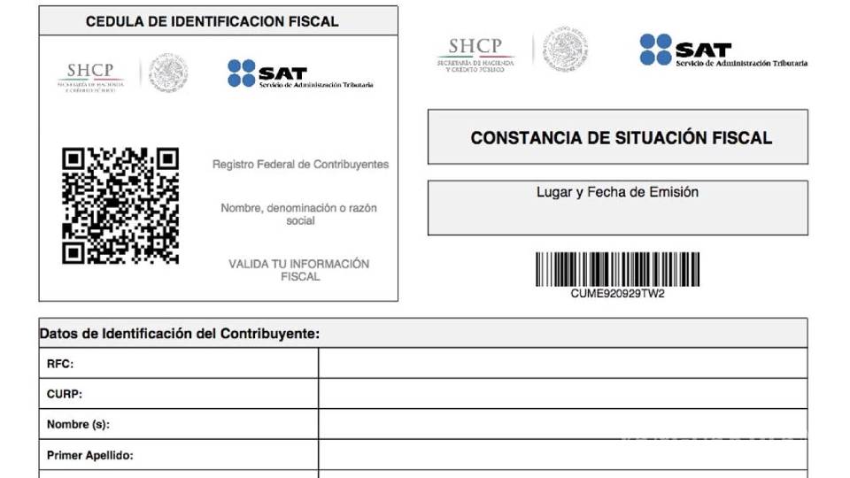 Constancia De Situación Fiscal Del Sat Lo Que Debes Saber Y Cómo Obtenerla 5663