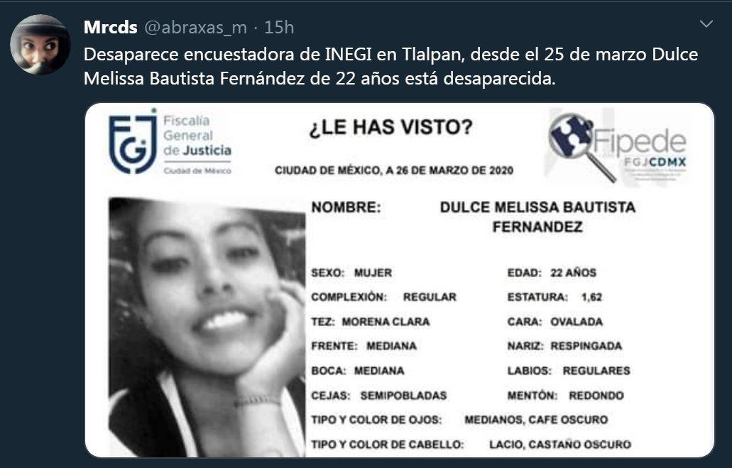 $!En CDMX desaparece encuestadora del INEGI
